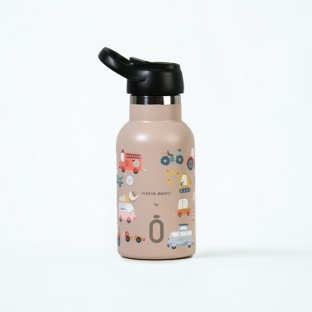 Runbott Μπουκάλι Θερμός Ανοξείδωτο 350ml Καφέ