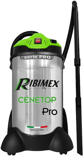 Ribimex Pro Cenetop Ash Vacuum 1200W with 30lt Waste Container