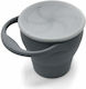 The Cotton Cloud Baby Food Bowl made of Silicone Gray