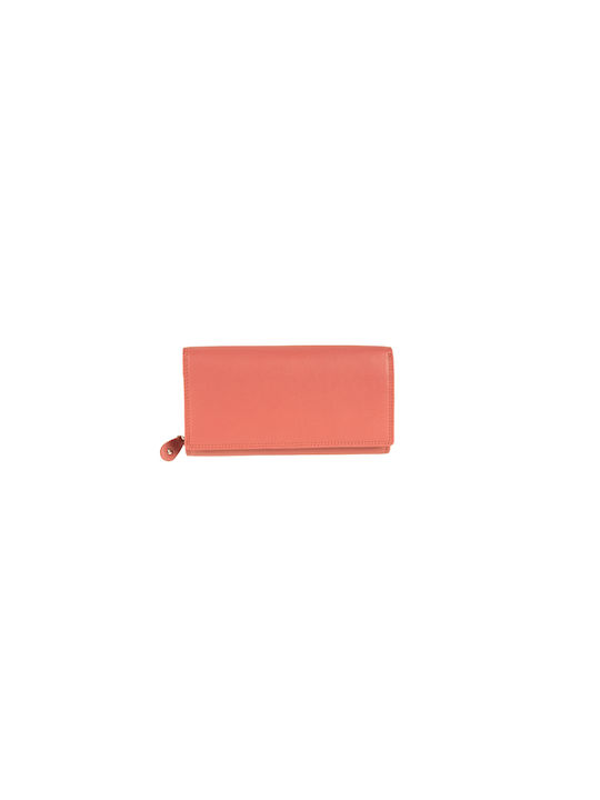 Fetiche Leather Large Leather Women's Wallet Pink