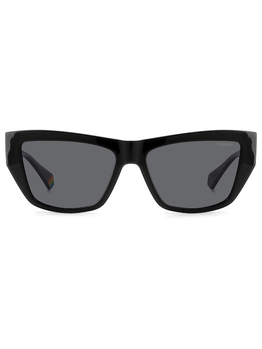 Polaroid Sonnenbrillen mit Schwarz Rahmen und Schwarz Linse PLD6210/S/X 807/M9