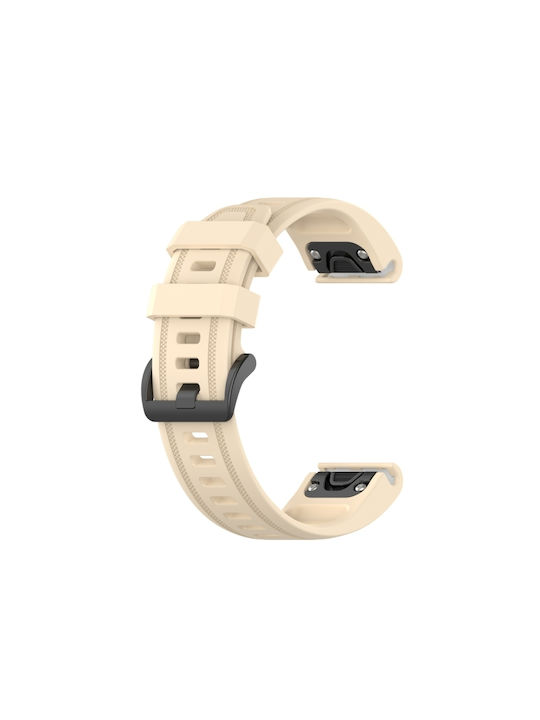 Descent Λουράκι Σιλικόνης Μπεζ (Garmin Instinct 2S)