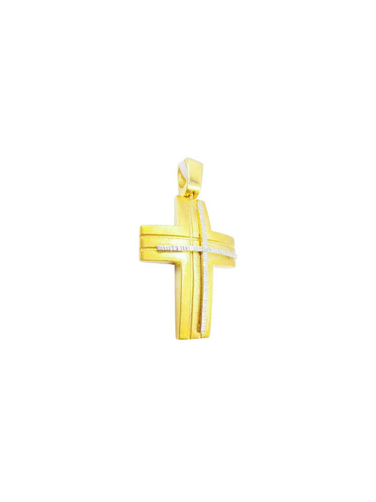 Velegrakis Men's Gold Cross 14K