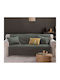 Nef-Nef Homeware New Tanger Ριχτάρι Πολυθρόνας Δύο 'Οψεων Ζακάρ 180x180εκ. Forest Green / Ecru