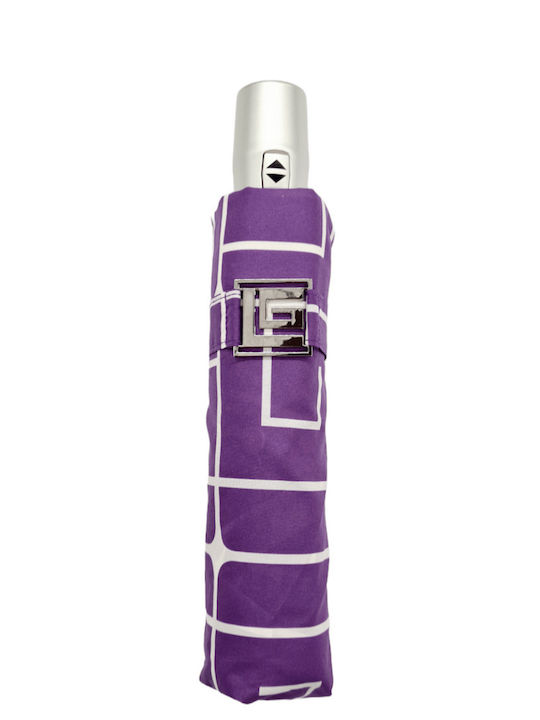 Guy Laroche Rezistent la vânt Umbrelă de ploaie Compact Purple