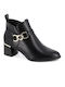 B-Soft Women's Ankle Boots with Medium Heel Black