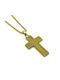 Jaklin Cross from Gold Plated Steel with Chain