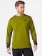 Helly Hansen Lifa Ανδρική Ισοθερμική Μακρυμάνικη Μπλούζα Πράσινη