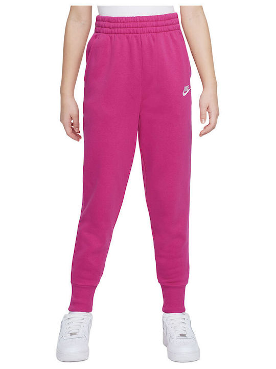 Nike Kids Sweatpants Fuchsia Sportswear Club