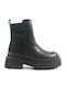 Damen Chelsea Stiefeletten Schwarz