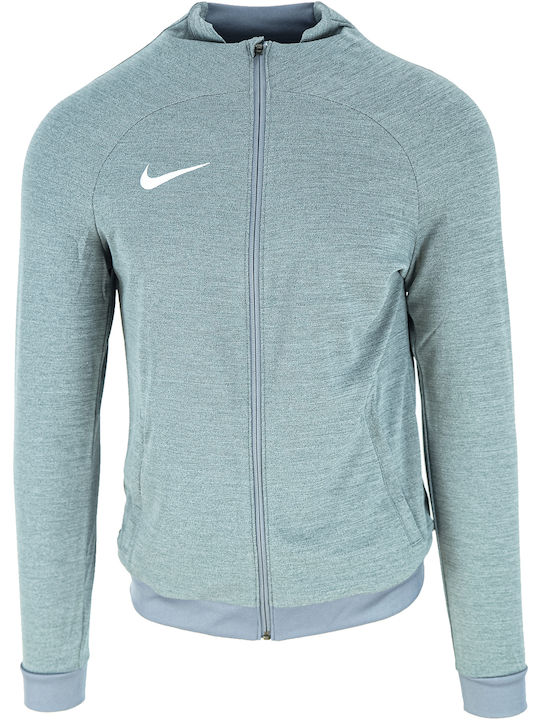 Nike Academy Men's Sweatshirt Jacket Dri-Fit with Pockets Gray