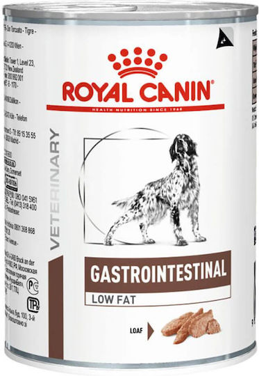 Royal Canin Gastrointestinal Low Fat Wet Food Dogs in Cans Diet with Meat 420gr