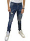 Men's Jeans Pants Elastic with Slim Fit Blue