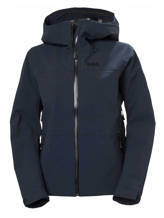Helly Hansen Motionista 65795-597 Γυναικείο Μπουφάν για Σκι & Snowboard Μπλε