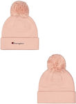 Champion Beanie Unisex Σκούφος Πλεκτός σε Ροζ χ...