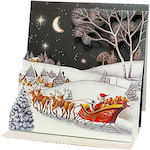 Greeting Card Christmas 3D 16x16cm