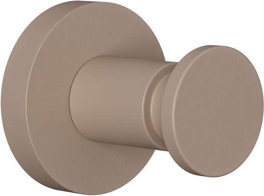 Pam & Co Single Wall-Mounted Bathroom Hook ​5x5cm Bronze