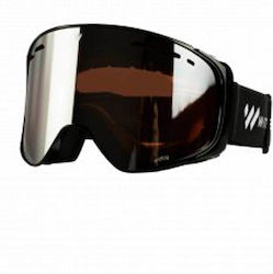 Witeblaze 1003730-Black Ski & Snowboard Goggles Adults Black with Tint Lens in Black Color