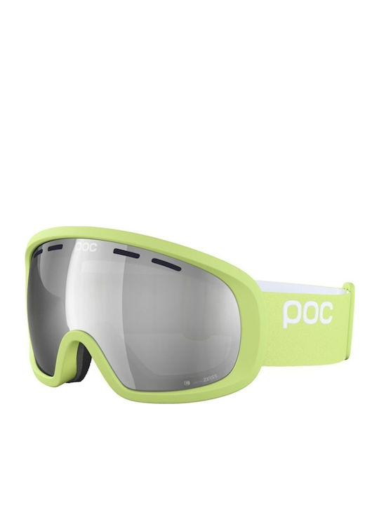 Poc Fovea Mid Clarity Ski- & Snowboardbrille Erwachsene Grün mit Linse Spiegel in Grün Farbe