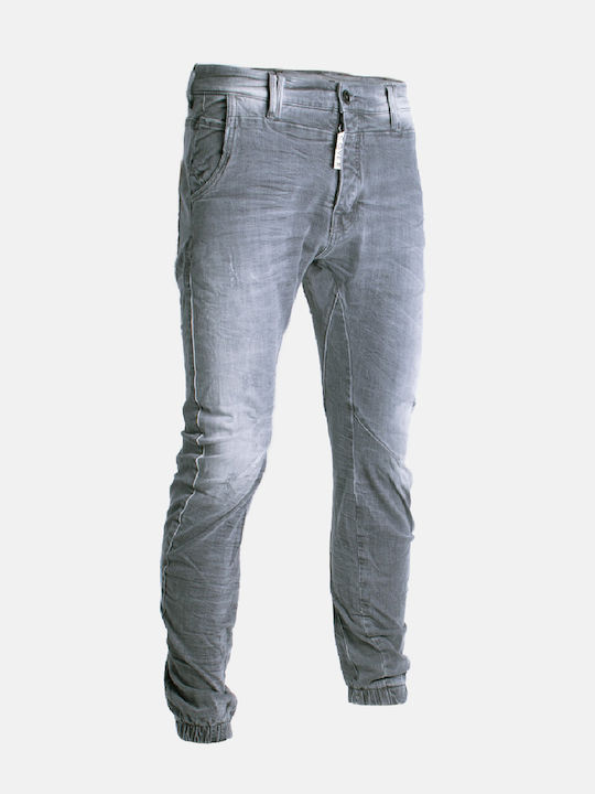 Cover Jeans Ανδρικό Παντελόνι Τζιν σε Loose Εφαρμογή Γκρι