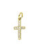 Cross from Gold Plated Silver