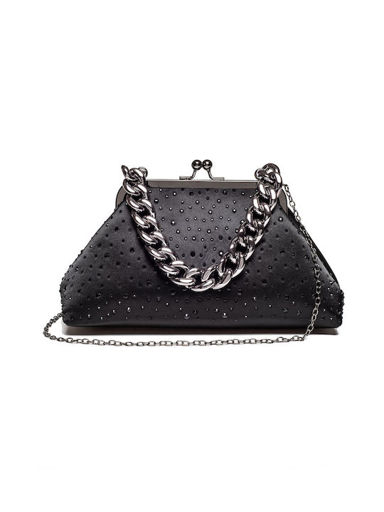 Franchesca Moretti Damen Tasche Schulter Schwarz