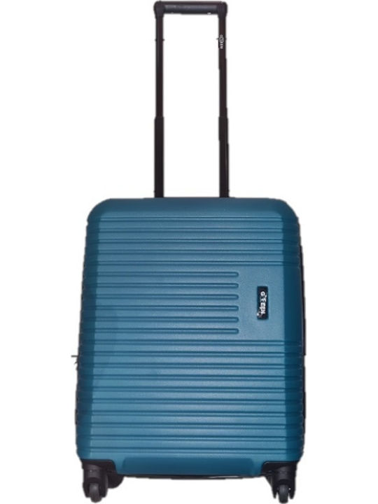 Rain Reisekoffer Hart Petrol Blau mit 4 Räder H...