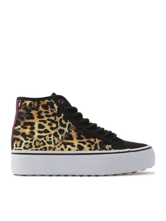 DC Manual Γυναικεία Flatforms Μποτάκια Πολύχρωμα