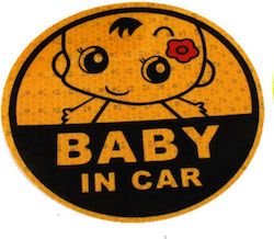 Baby on Board Sticker Orange