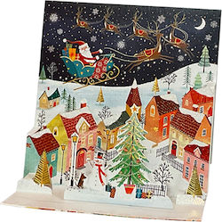 Grußkarte Weihnachten 3D 16cm