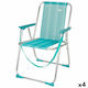 Aktive Chair Beach Aluminium Turquoise 44x76x45cm Set of 4pcs