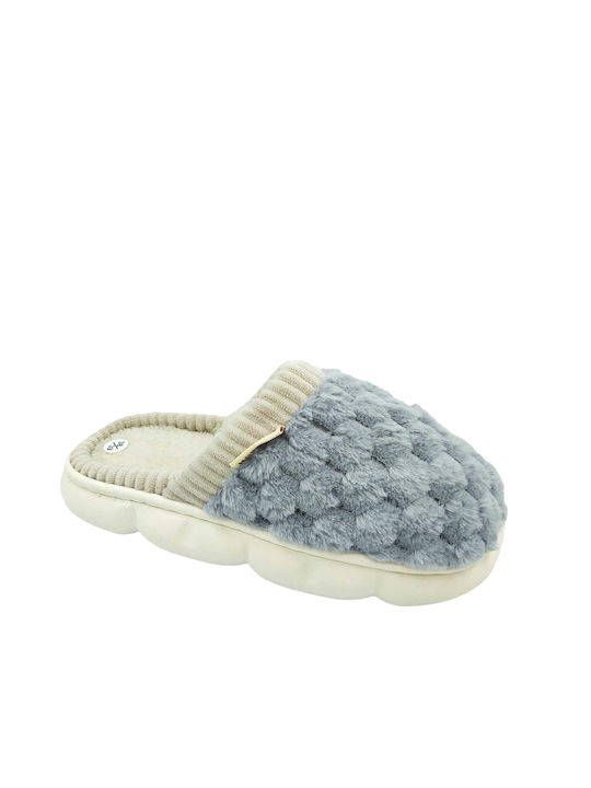 Fengi Synthetic Leather Women's Slippers Gray