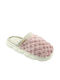 Fengi Synthetic Leather Women's Slippers Pink