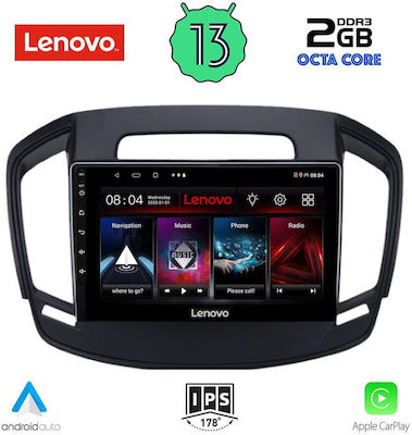 Lenovo Sistem Audio Auto pentru Opel Insemnări 2014-2017 (Bluetooth/USB/WiFi/GPS/Apple-Carplay/Android-Auto) cu Ecran Tactil 9"