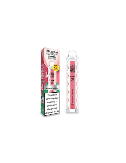 Aroma King Електронна Цигара за Еднократна Употреба 700 Вдишвания Watermelon Bubblegum 2мл 20мг 1бр