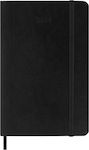 Moleskine Daily Agenda Black 2024