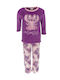 Disney Kids' Pajamas Winter Fleece Purple Lilo And Stitch