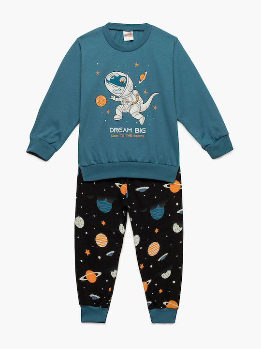 Minerva Pijama pentru copii De iarnă Blue Steel Dream Big
