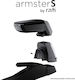 Rati Armster Car PU Armrest for Mercedes-Benz S Peugeot 208 Scania S Black