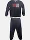 Dreams by Joyce Kids' Pajamas Winter Velvet Navy Blue