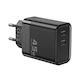 Toocki Charger Without Cable with 2 USB-C Ports 45W Power Delivery Blacks (TCT2C-BEB01-L)