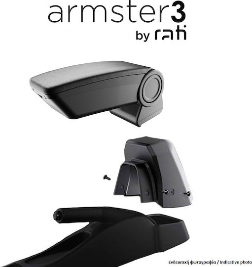 Rati Armster Car Leather Armrest for Nissan Note Black