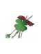 Lucky Charm Clover Green made of Plexiglass 1pcs