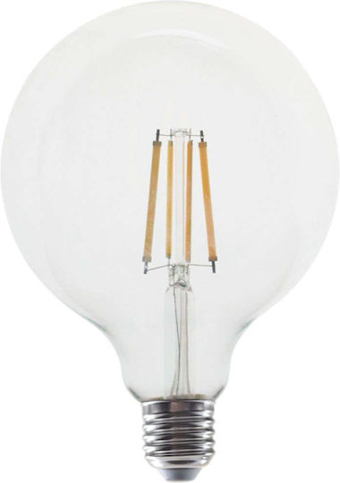 Aca Λάμπα LED 10W για Ντουί E27 και Σχήμα G125 Θερμό Λευκό 1220lm