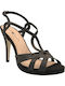Din piele Sandale Negre