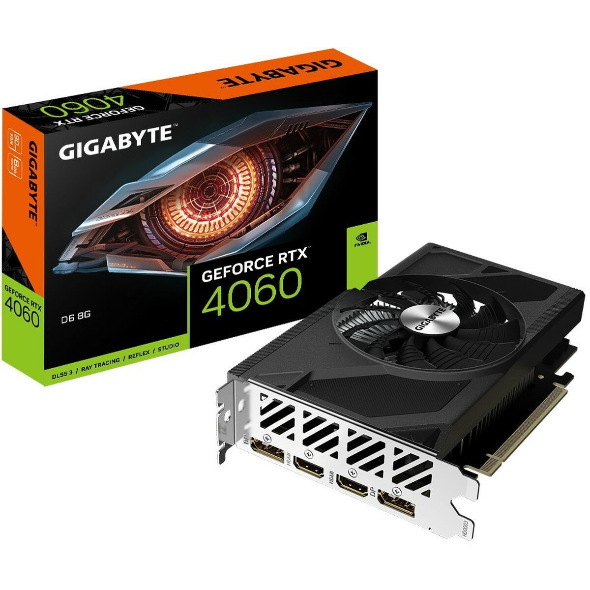 Gigabyte GeForce RTX 4060 8GB GDDR6 D6 Κάρτα Γραφικών
