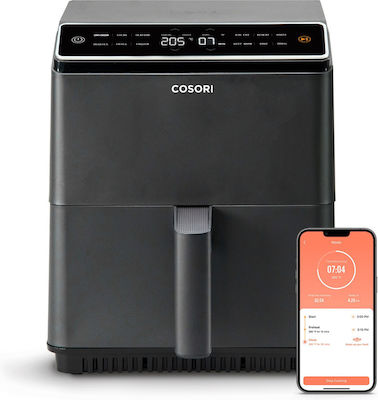 Cosori CAF-P583S Air Fryer με Διπλό Αποσπώμενο Κάδο 6.4lt Μαύρο