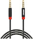 AMiO 3.5mm male - 3.5mm male Cable Black 1m (E03269)