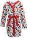 Disney Kinder Bademantel Winterlich Fleece Mehrfarbig Mickey Mouse