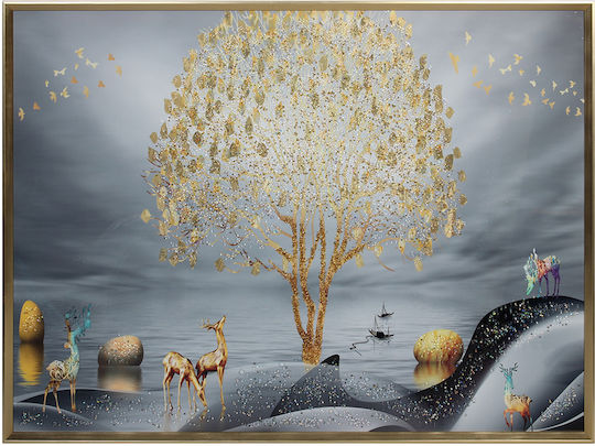 Keskor Gemälde Hölzernes 120x90cm